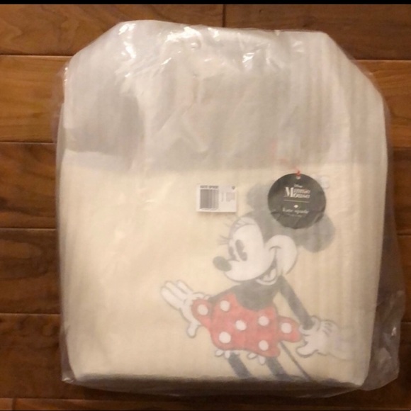♥️♠️Kate Spade♠️♥️Minnie Mouse Canvas Tote - Picture 2 of 8